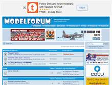 Tablet Screenshot of modelforum.cz